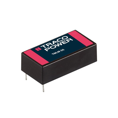 TRACOPOWER Switching Power Supply, TMLM 05112, 12V dc, 420mA, 5W, 1 Output, 90 → 264V ac Input Voltage