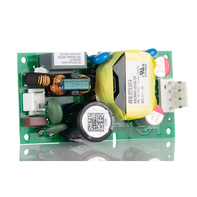 Recom Switching Power Supply, RACM40-05SK/OF, 5V dc, 6A, 30W, 1 Output, 80 → 264V ac Input Voltage