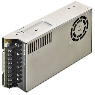 Omron Switching Power Supply, S8FS-C35048J, 48V dc, 7.32A, 350W, 1 Output, 100 → 240V ac Input Voltage