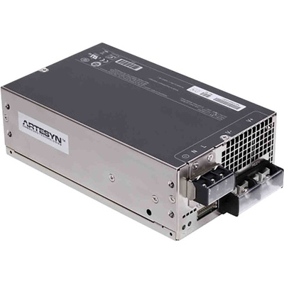 Artesyn Embedded Technologies Switching Power Supply, LCM600Q-T-A, 24V dc, 27A, 600W, 1 Output, 85 → 264V ac