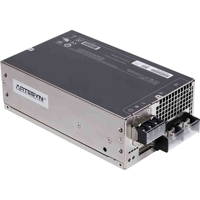 Artesyn Embedded Technologies Switching Power Supply, LCM600W-T-A, 48V dc, 14A, 600W, 1 Output, 85 → 264V ac
