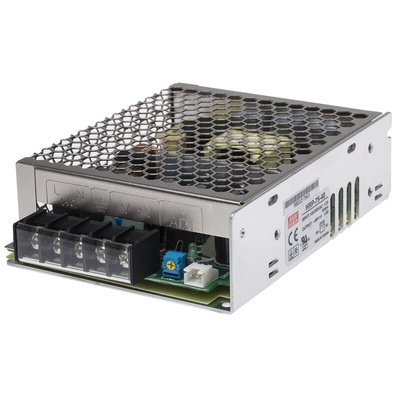 MEAN WELL Switching Power Supply, HRP-75-48RS, 48V dc, 1.6A, 76.8W, 1 Output, 120 → 370 V dc, 85 → 264 V
