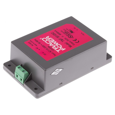 TRACOPOWER Switching Power Supply, TMT 50105C, 5V dc, 9A, 50W, 1 Output, 85 → 264 V ac, 85 → 370 V dc