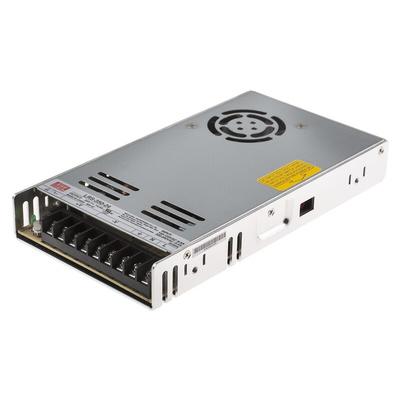 MEAN WELL Switching Power Supply, LRS-350-24RS, 24V dc, 14.6A, 350W, 1 Output, 180 → 264V ac Input Voltage