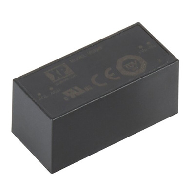 XP Power Switching Power Supply, VCE03US15, 15V dc, 200mA, 3W, 1 Output, 85 → 305V ac Input Voltage