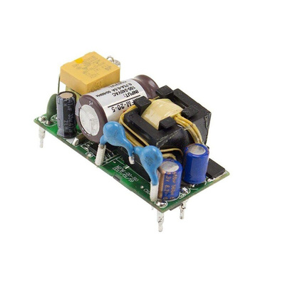 MEAN WELL Switching Power Supply, MFM-20-5, 5V dc, 4A, 20W, 1 Output, 80 → 264V ac Input Voltage