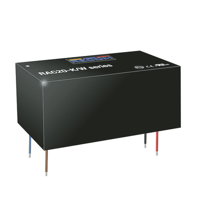 Recom Switching Power Supply, RAC20-05SK/W, 5V dc, 4A, 20W, 1 Output, 85 → 264V ac Input Voltage