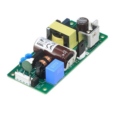 Cosel AC-DC Power Supply, LHA50F-12-Y, 12V dc, 4.3A, 51.6W, 1 Output, 85 → 264V ac Input Voltage