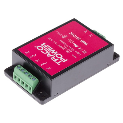 TRACOPOWER Switching Power Supply, TMM 24105C, 5V dc, 3A, 15W, 1 Output, 85 → 264V ac Input Voltage