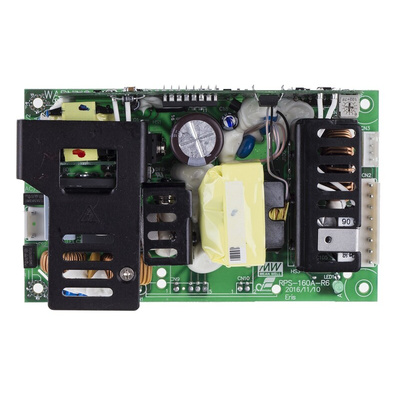 MEAN WELL Switching Power Supply, RPS-160-24, 24V dc, 6.5A, 113W, 1 Output, 127 → 370 V dc, 90 → 264 V ac