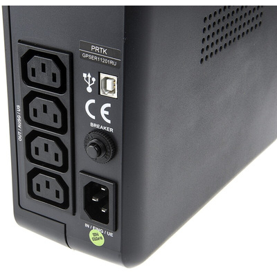 Riello 220 → 240V ac Input Stand Alone Uninterruptible Power Supply, 600VA (360W), iDialog