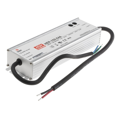 MEAN WELL Embedded Switch Mode Power Supply SMPS, HEP-150-54A, 54V dc, 2.8A, 151W, 1 Output, 127 → 431 V dc, 90