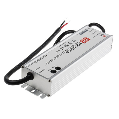MEAN WELL Embedded Switch Mode Power Supply SMPS, HEP-185-12A, 12V dc, 13A, 156W, 1 Output, 127 → 431 V dc, 90