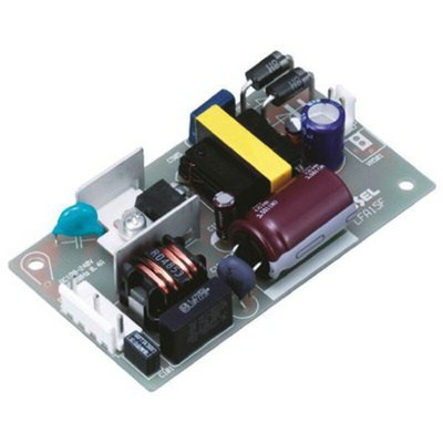 Cosel Switching Power Supply, LFA15F-12-Y, 12V dc, 1.3A, 15.6W, 1 Output, 85 → 264V ac Input Voltage