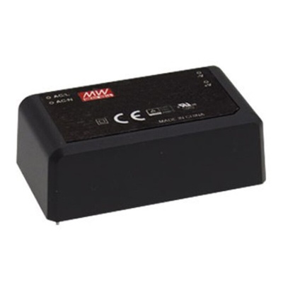 MEAN WELL Switching Power Supply, IRM-30-12, 12V dc, 2.5A, 30W, 1 Output, 85 → 264V ac Input Voltage