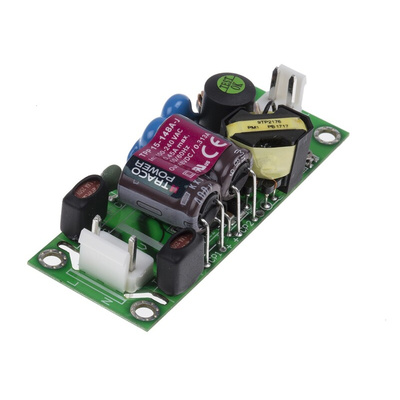 TRACOPOWER Switching Power Supply, TPP 15-148A-J, 48V dc, 300mA, 15W, 1 Output, 120 → 370 V dc, 85 → 264