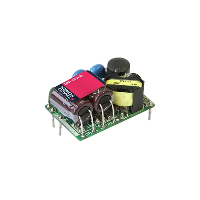 TRACOPOWER Switching Power Supply, TPP 15-136A-D, 36V dc, 417mA, 15W, 1 Output, 120 → 370 V dc, 85 → 264