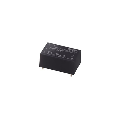 Cosel Switching Power Supply, TUHS3F12, 12V dc, 250mA, 3W, 1 Output, 120 → 370 V dc, 85 → 264 V ac Input