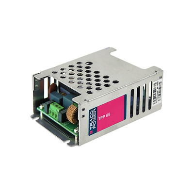 TRACOPOWER Switching Power Supply, TPP 65-331M3, -15V dc, 4.34 A, 8 A, 65W, Triple Output, 85 → 264 V ac, 120