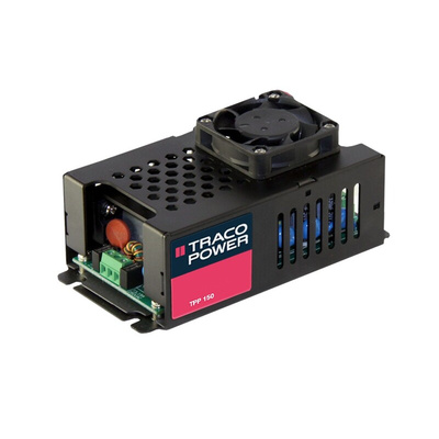 TRACOPOWER Switching Power Supply, TPP 150-128, 28V dc, 5.36A, 150W, 1 Output, 85 → 264 V ac, 120 → 370V
