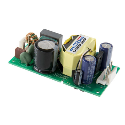 Recom Switching Power Supply, RACM40-48SK/OF/PCB-T, 48V dc, 833mA, 40W, 1 Output, 80 → 264V ac Input Voltage