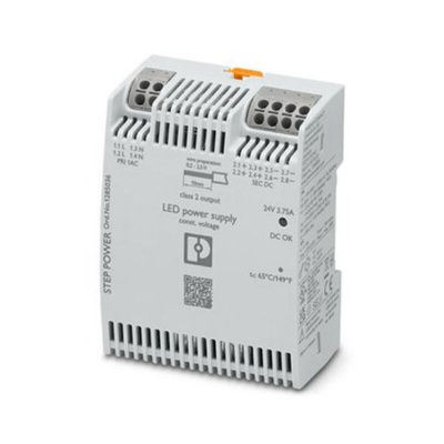 Phoenix Contact Switching Power Supply, 1285036, 24V dc, 3.75A, Quad Output, 100 → 240V ac Input Voltage