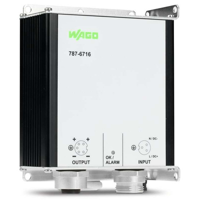 Wago Switching Power Supply, 787-6716, 24V dc, 4A, 48W, 100 → 240V ac Input Voltage