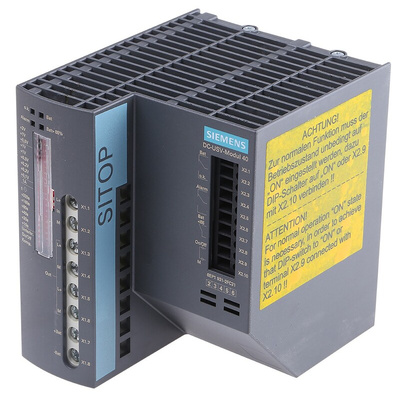 Siemens 22 → 29V dc Input DIN Rail Uninterruptible Power Supply, SITOP DC