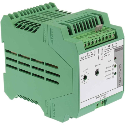Phoenix Contact 100 → 240V ac Input DIN Rail Uninterruptible Power Supply (48W), MINI-DC
