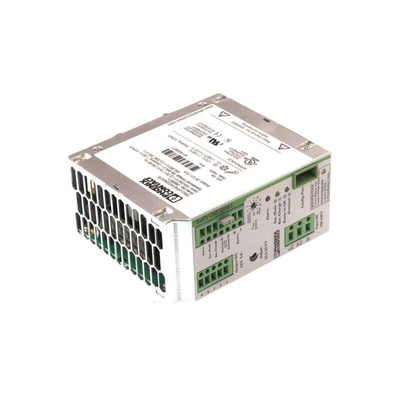 Phoenix Contact 85 → 264 V ac, 100 → 350V dc Input DIN Rail Uninterruptible Power Supply (120W), TRIO-UPS