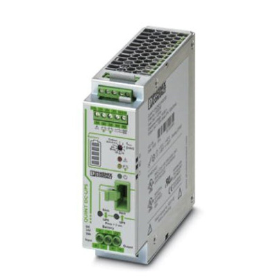 Phoenix Contact 24V dc Input DIN Rail Uninterruptible Power Supply (480W), QUINT-UPS