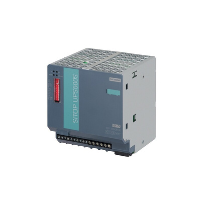Siemens 24V dc Input DIN Rail Uninterruptible Power Supply (360W), SITOP UPS500S