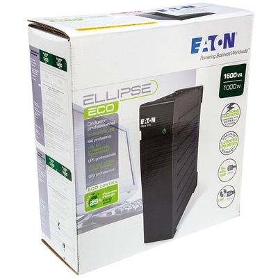 Eaton 161 → 284V Input Stand Alone Uninterruptible Power Supply, 1600VA (1kW), Ellipse ECO