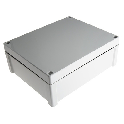 Fibox TEMPO, Grey ABS Enclosure, IP65, 289 x 239 x 107.4mm