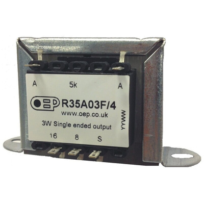 Panel Mount Audio Transformer 4 Ω, 8 Ω 12W