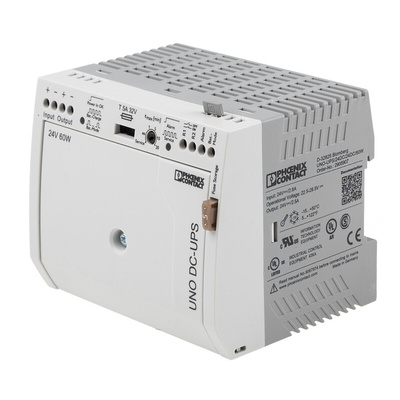 Phoenix Contact 29.5V dc Input DIN Rail Uninterruptible Power Supply (3W), UNO-UPS