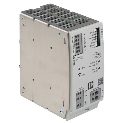 Phoenix Contact 100 → 240V ac Input DIN Rail Uninterruptible Power Supply (120W), TRIO-UPS