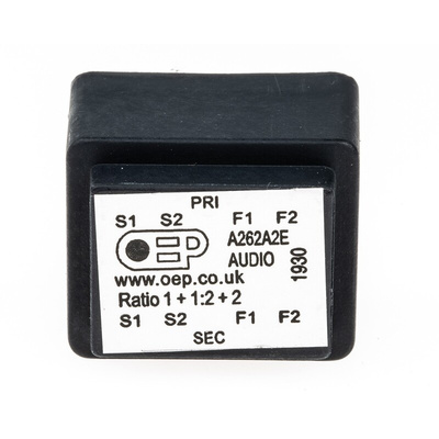 Through Hole Audio Transformer 600Ω 100mW Hz @ 300, 1mW Hz @ 30