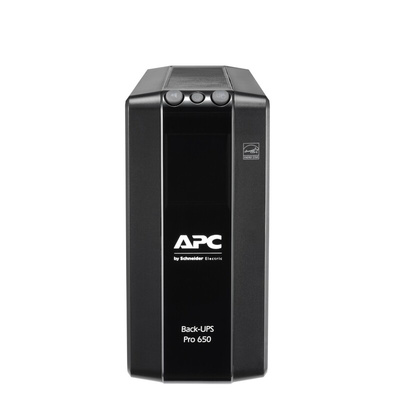 APC 230V Input Stand Alone Uninterruptible Power Supply, 650VA (390W), Back UPS Pro BR