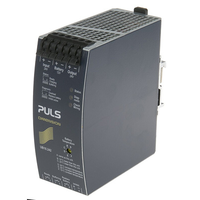 PULS 22.5 → 30V dc Input DIN Rail Uninterruptible Power Supply, DIMENSION