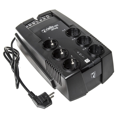 Riello 220 → 240V ac Input Stand Alone Uninterruptible Power Supply, 600VA (360W), iPlug
