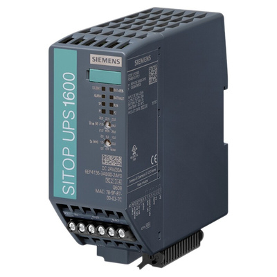 Siemens 21 → 29V dc Input DIN Rail Mount Uninterruptible Power Supply (480W)