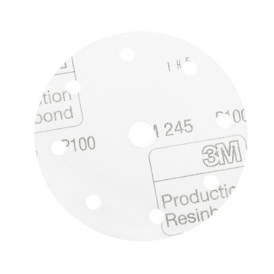 3M Aluminium Oxide Sanding Disc, 150mm, Fine Grade, P100 Grit