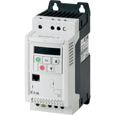 Eaton Inverter Drive, 0.75 kW, 1 Phase, 230 V ac, 4.3 A