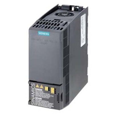Siemens Inverter Drive, 0.75 kW, 3 Phase, 400 V ac, 3.2 A, 4.1 A, SINAMICS G120C Series