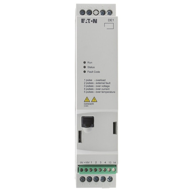 Eaton Variable Speed Starter, 0.37 kW, 1 Phase, 230 V ac, 2.3 A, Series