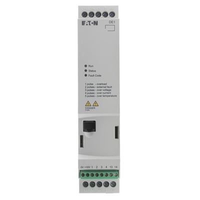Eaton Variable Speed Starter, 0.75 kW, 3 Phase, 480 V ac, 2.1 A, Series