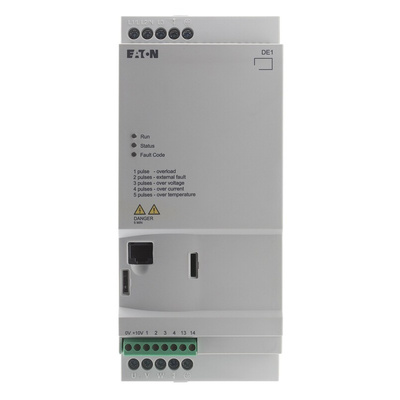 Eaton Variable Speed Starter, 2.2 kW, 3 Phase, 480 V ac, 5 A, Series