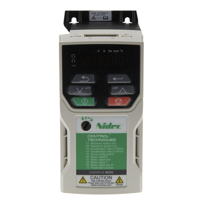 Control Techniques Inverter Drive, 0.75 kW, 1 Phase, 200 → 240 V ac, 4.2 A, M200 Series