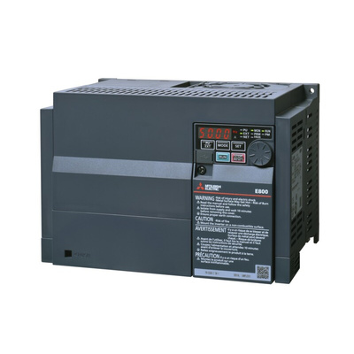 Mitsubishi Inverter Module, 5.5 kW, 3 Phase, 480 V, 12 A, FR-E800 Series